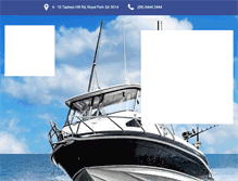 Tablet Screenshot of pacificmarine.com.au