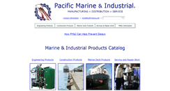 Desktop Screenshot of pacificmarine.net